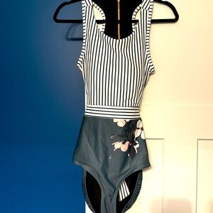 Albion Zipper Back One Piece